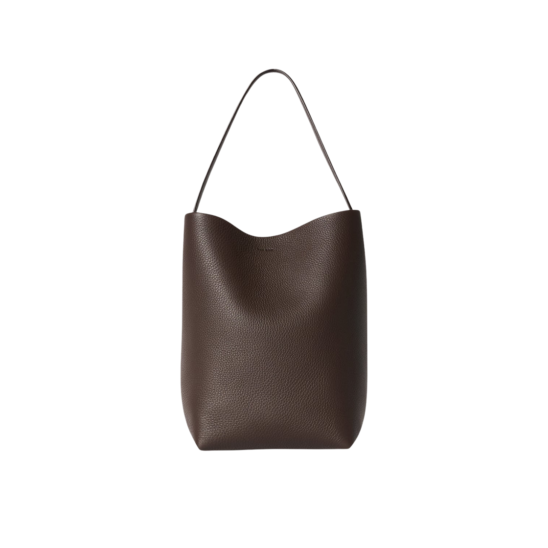 더 로우 미디움 N/S 파크 레더 토트백 딥 브라운(The Row Medium N/S Park Tote Bag in Leather Deep Brown)