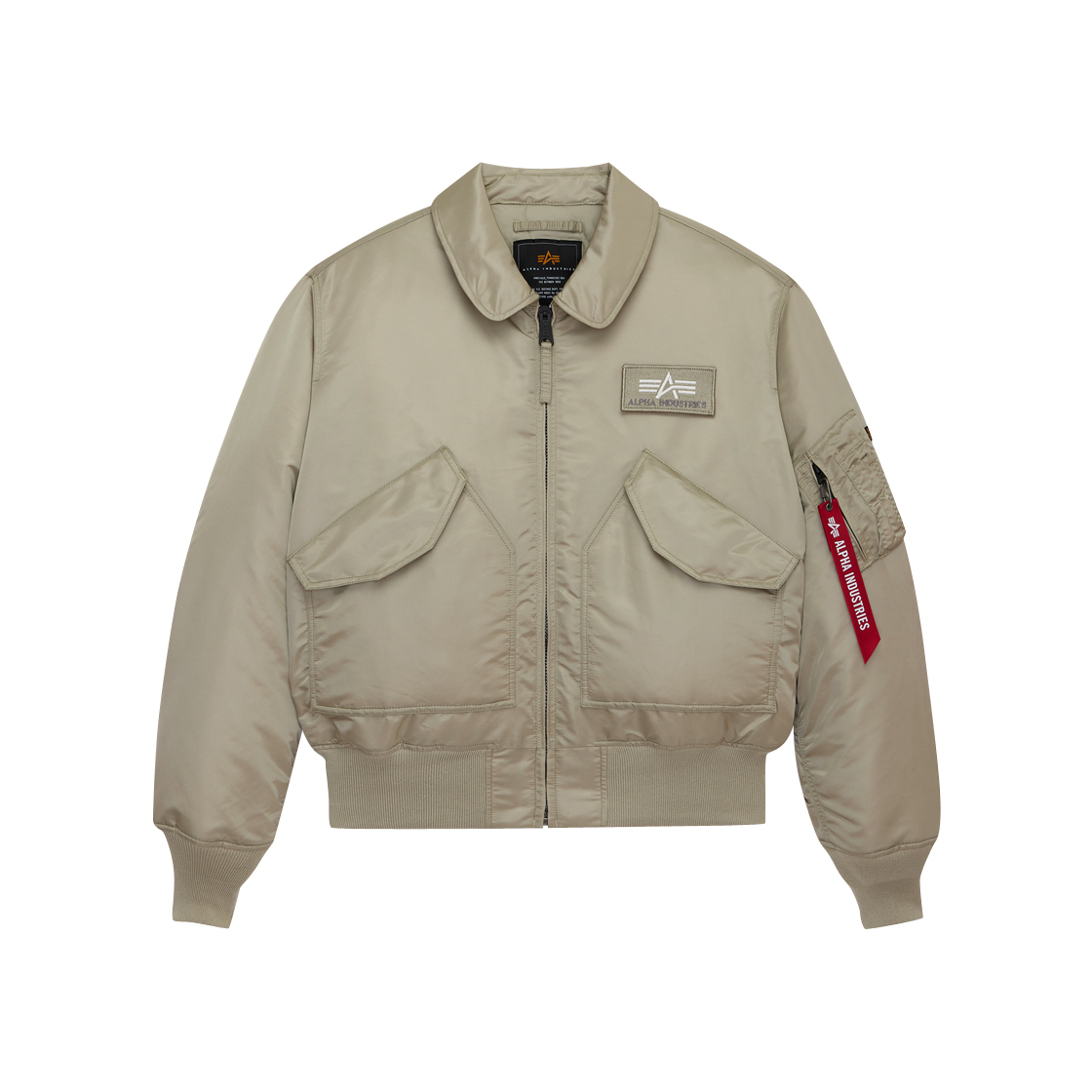 알파 인더스트리 CWU 45/P 플라이트 자켓 미네랄