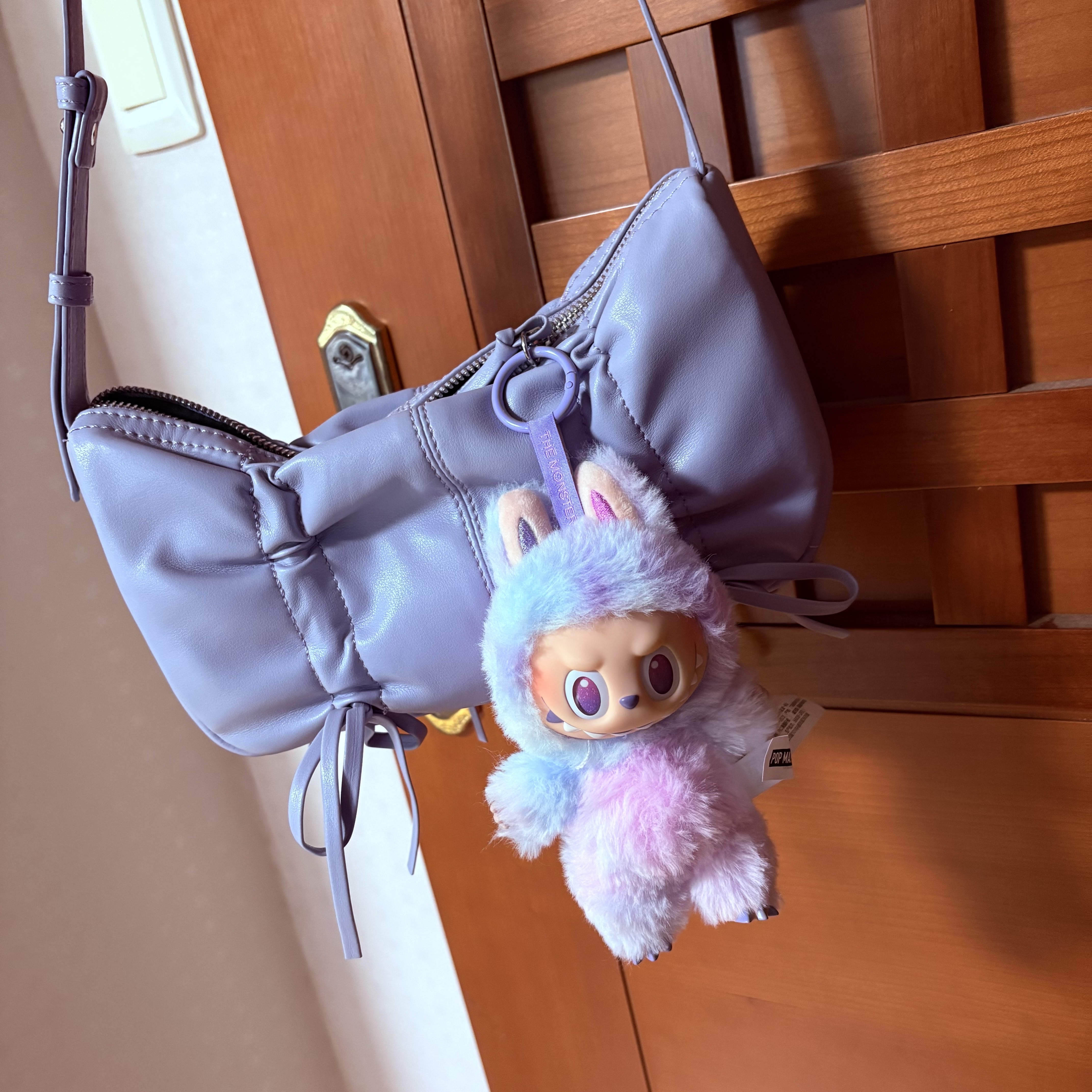 Pop Mart Labubu The Monsters Highlight Series Luck Keyring (Opened Case) 착용 스타일