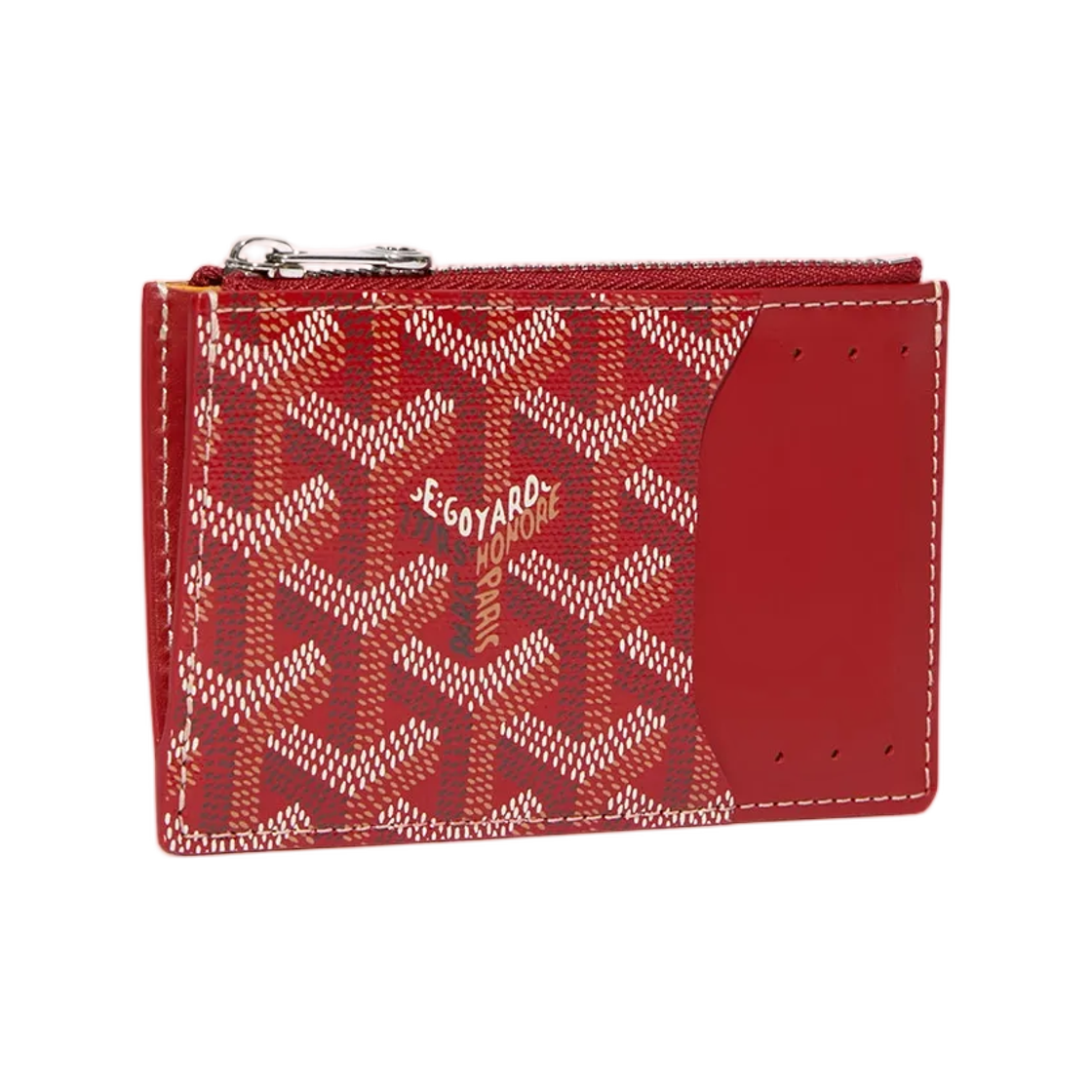 - Goyard Bourbon Zipped Card Holder Red