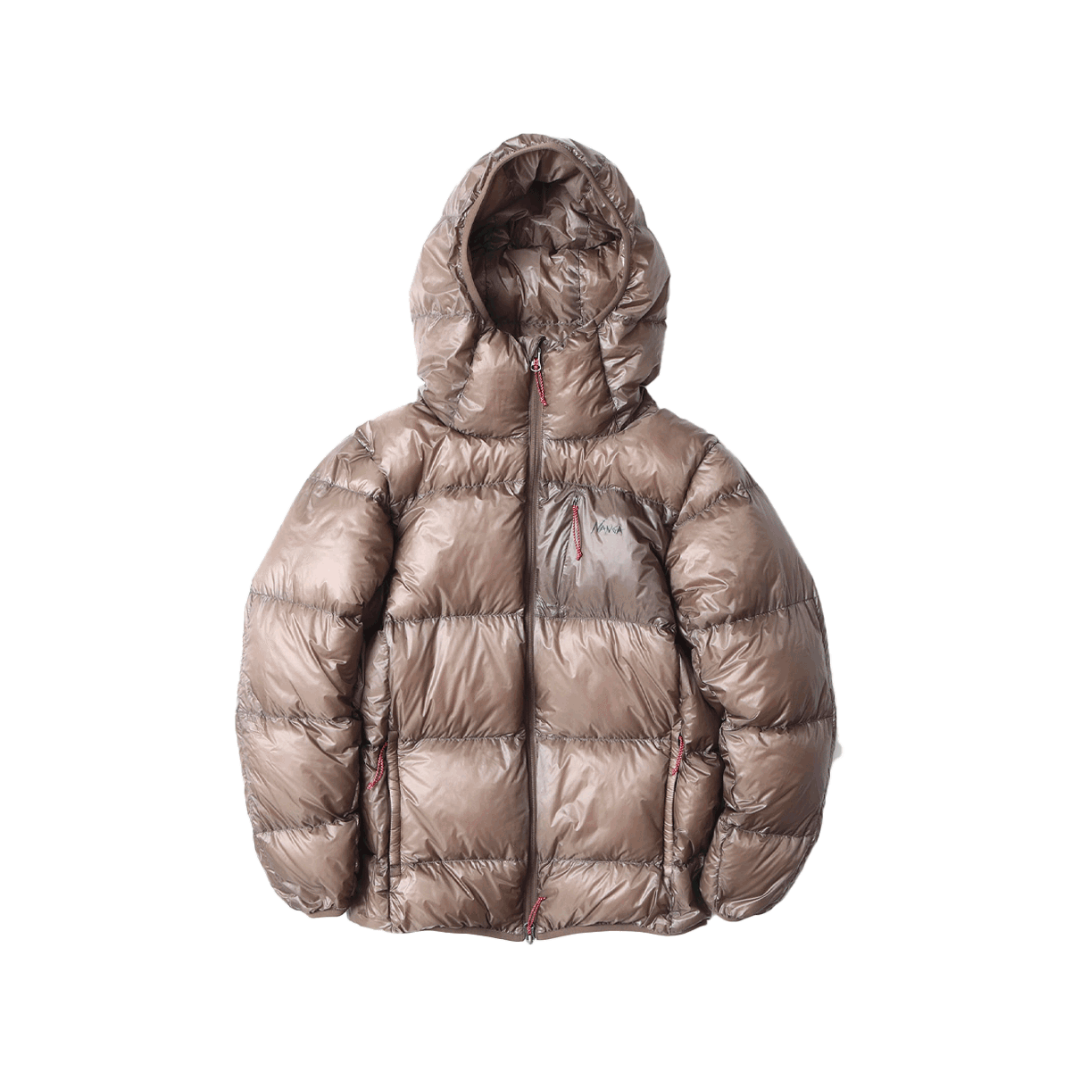 난가 마운틴 로지 다운 후디 자켓 카키브라운 - 25FW(Nanga Mountain Lodge Down Hoodie Jacket Khaki Brown - 25FW)