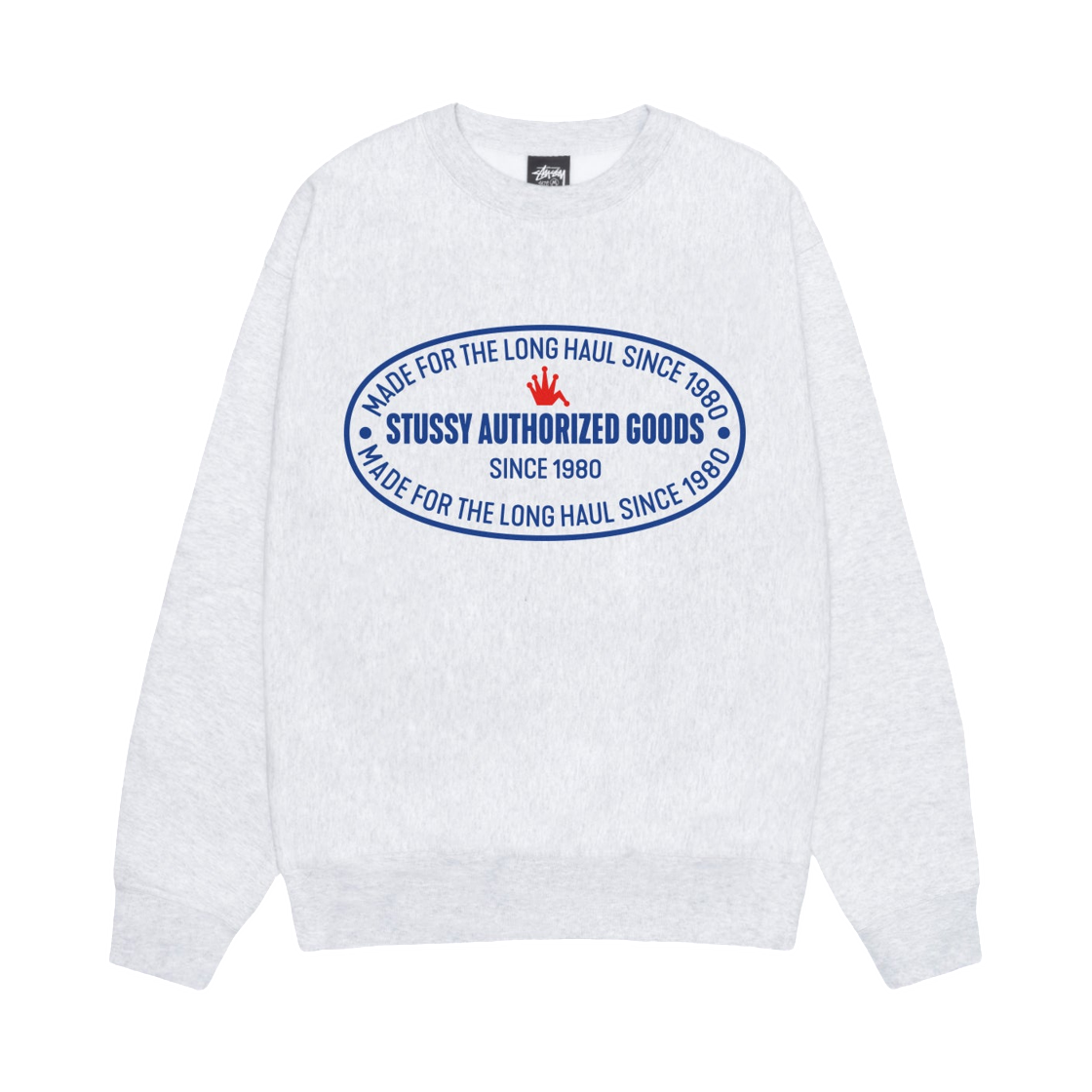 스투시 오서라이즈 크루 애쉬 헤더