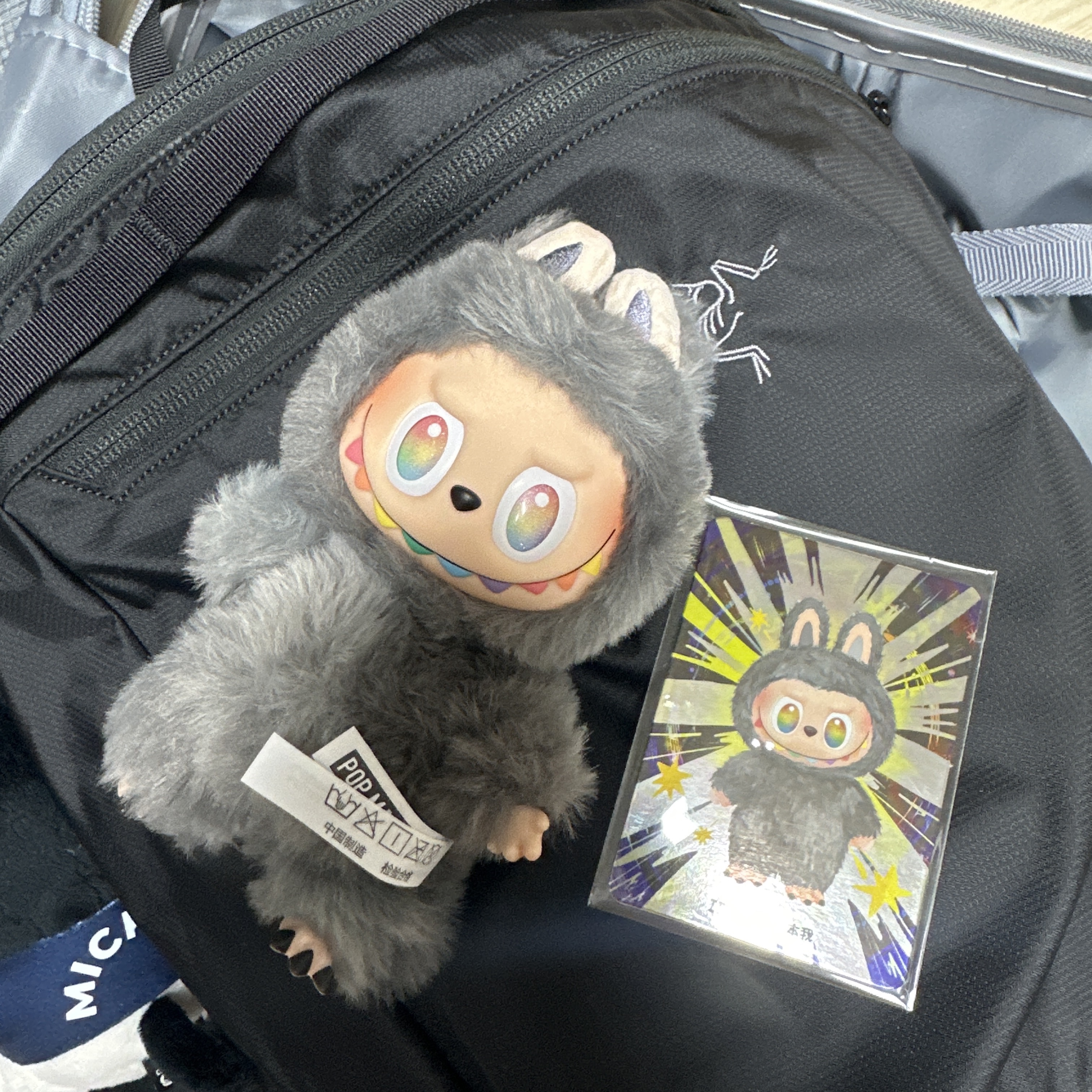 Pop Mart Labubu The Monsters Highlight Series Sealed Case (1 Blind Box), Pop Mart Labubu The Monsters Highlight Series ID Keyring (Opened Case) 착용 스타일