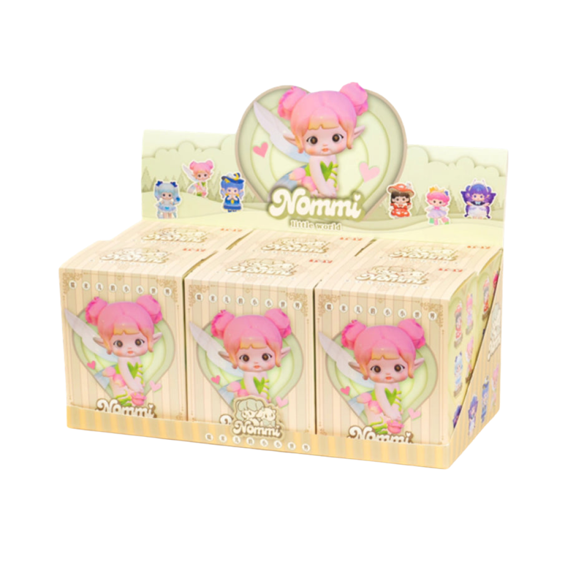 하이 토이 노미 리틀 월드 시리즈 미개봉 랜덤박스 (6개입)(Hi Toy Nommi Little World Series Sealed Case (6 Blind Boxes))