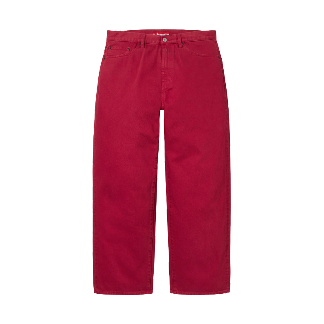 슈프림 배기 진 레드 - 25FW