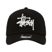 Stussy New Era 9Forty Strapback Black