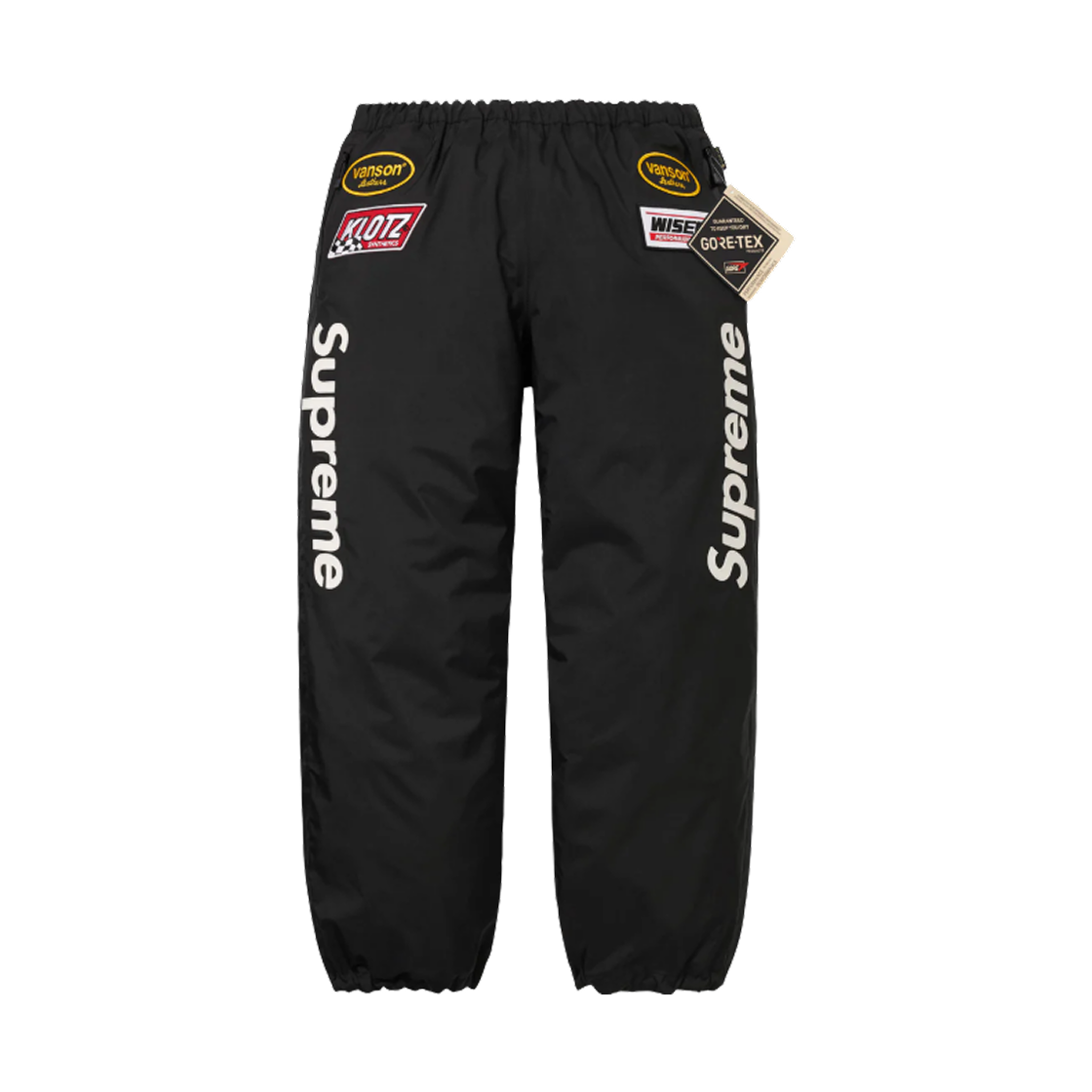 슈프림 x 밴슨 레더스 고어텍스 팬츠 블랙 - 25FW(Supreme x Vanson Leathers Gore-Tex Pants Black - 25FW)