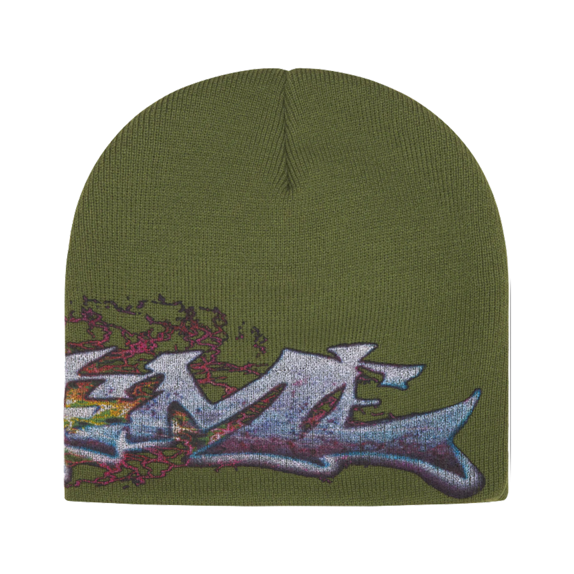 슈프림 태그 비니 올리브 - 25FW(Supreme Tag Beanie Olive - 25FW) - 2