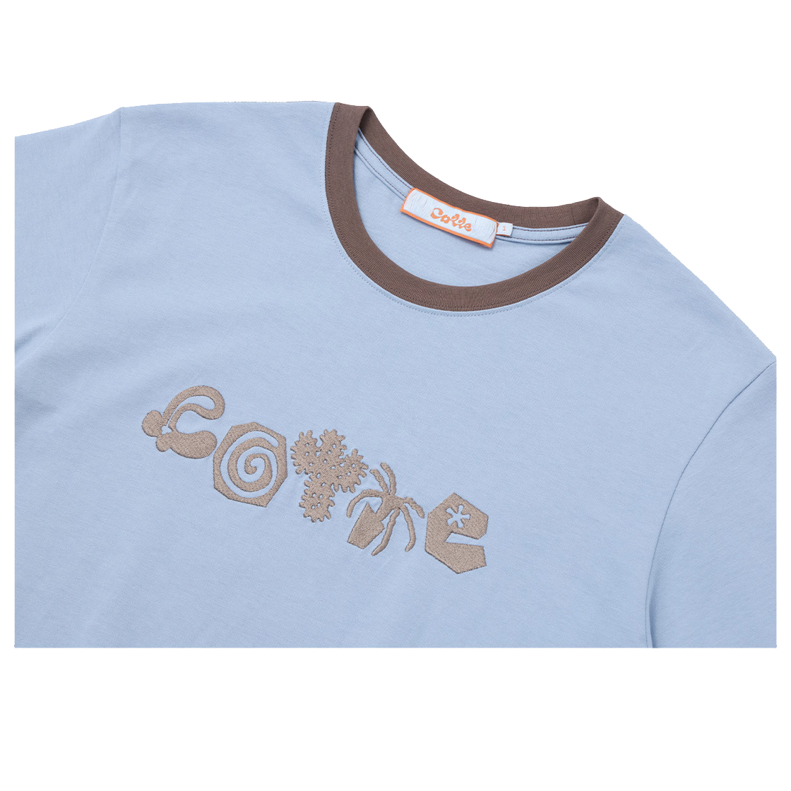 꼬떼 두들가든 티셔츠 스카이(COTTE Doodle Garden T-Shirt Sky) - 3