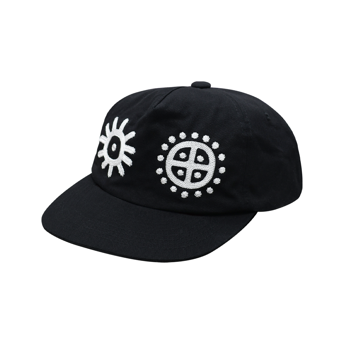 퍼츠 솔라 룬 5패널 캡 블랙(POTS Solar Rune 5panel Cap Black)