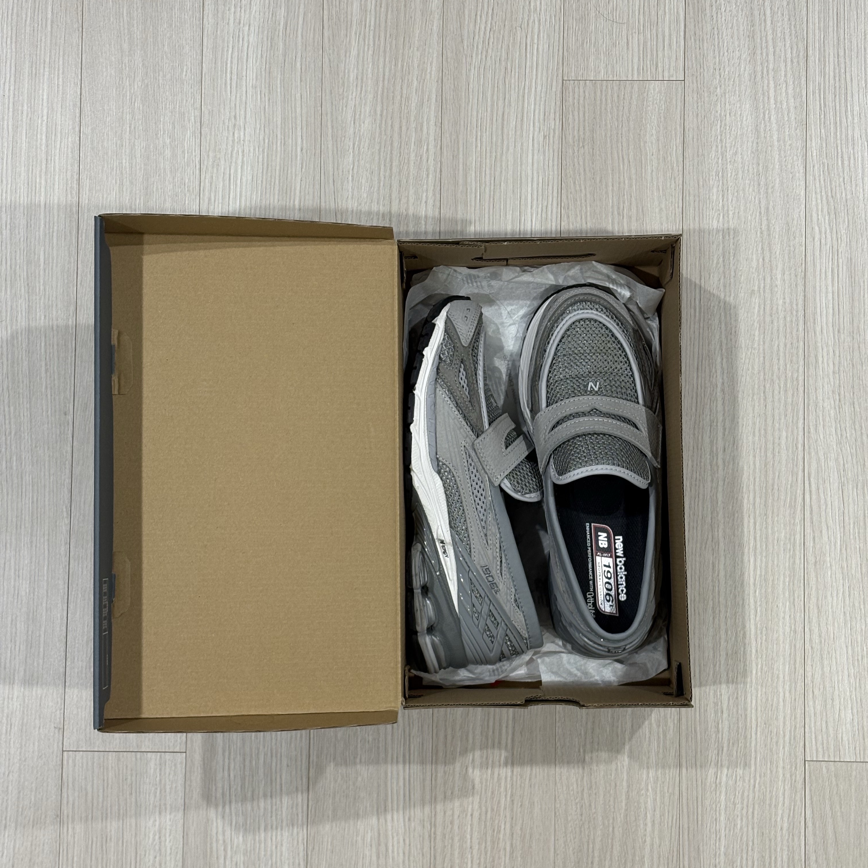 New Balance 1906L Raincloud Slate Grey - D Standard 착용 스타일 - 2