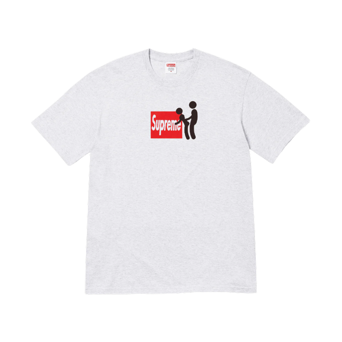 Supreme Stick Tee \"Ash Grey\" ステッカー付き Supreme Stick Tee 