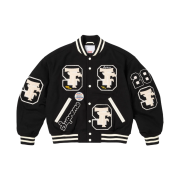 Supreme Drill Team Varsity Jacket Black - 25FW
