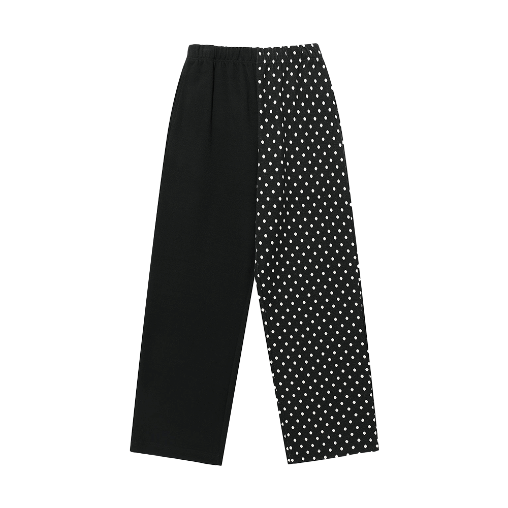 IK2FFFPA01ABK ISTKUNST Dot Combi Pants Black