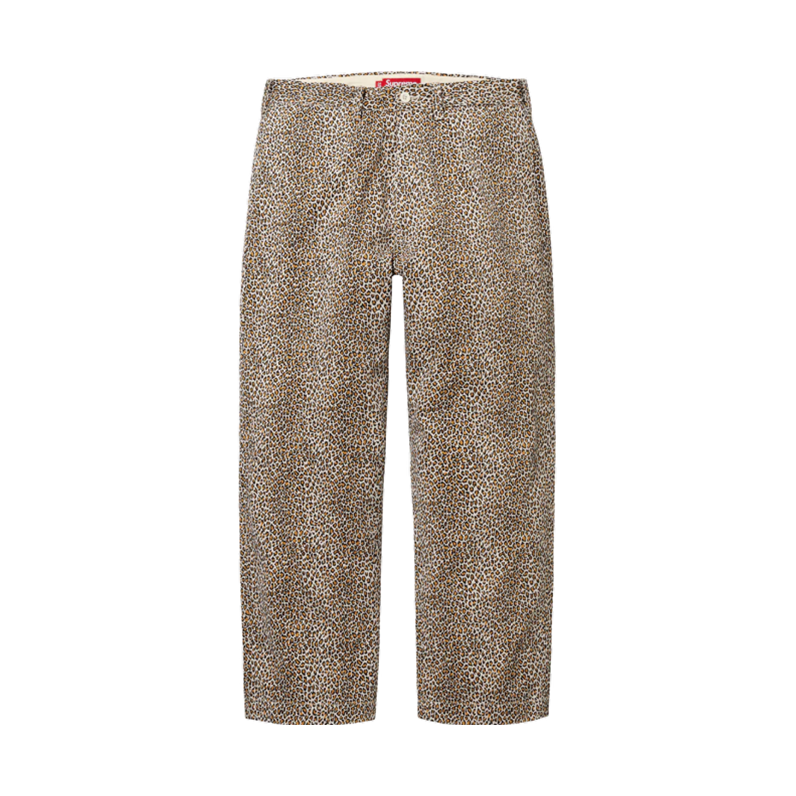 - Supreme Chino Pants Leopard - 25FW
