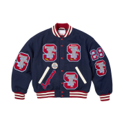 Supreme Drill Team Varsity Jacket Navy - 25FW