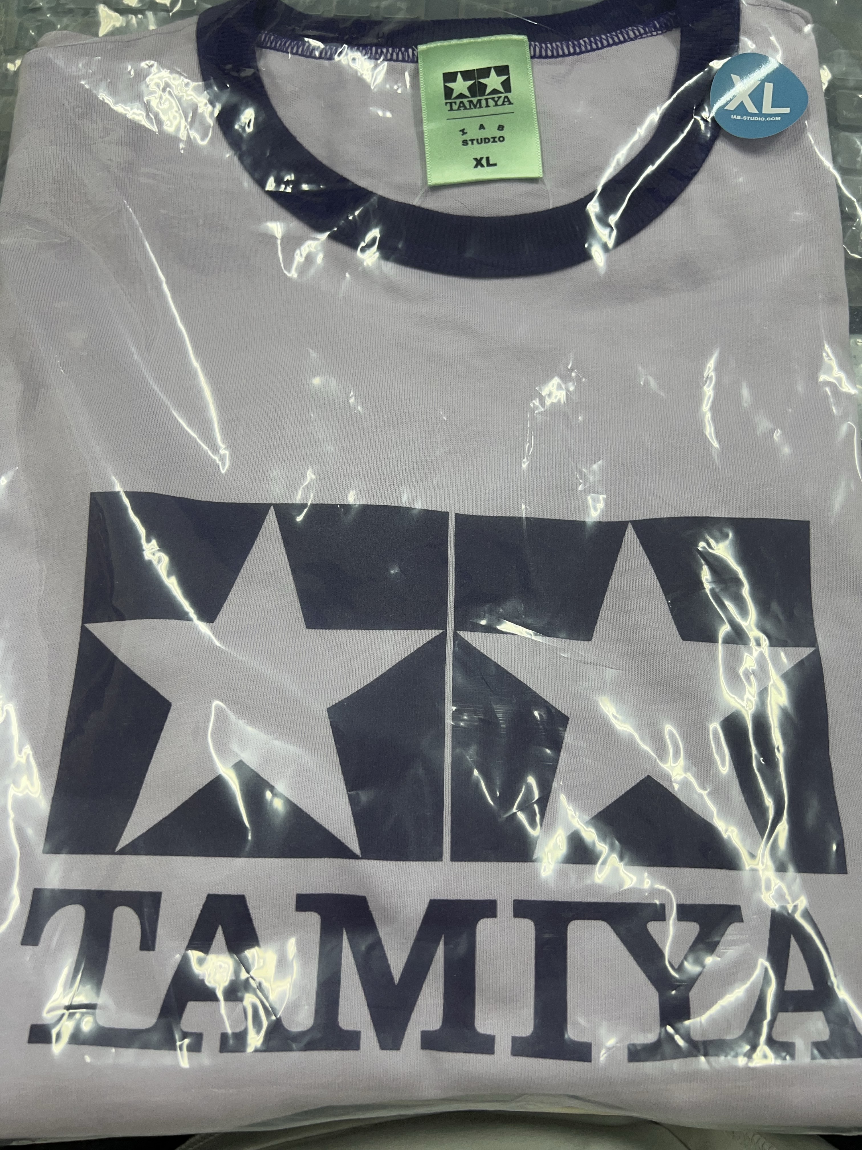 IAB Studio x Tamiya IAB Comets Ringer T-Shirt Lilac 착용 스타일