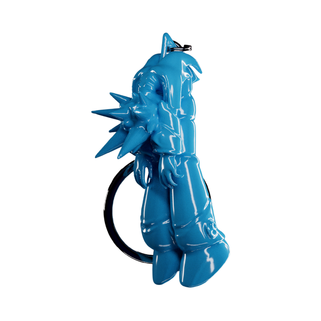 401 Test Artifact Guff Han 001 Keyring Skyblue