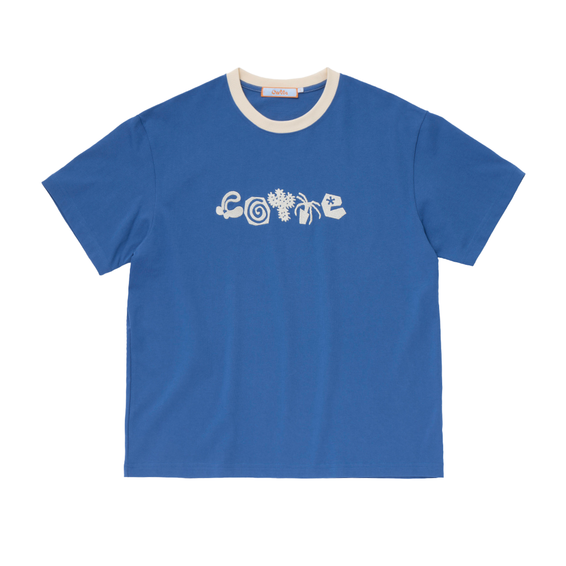 꼬떼 두들가든 티셔츠 딥블루(COTTE Doodle Garden T-Shirt Deep Blue)