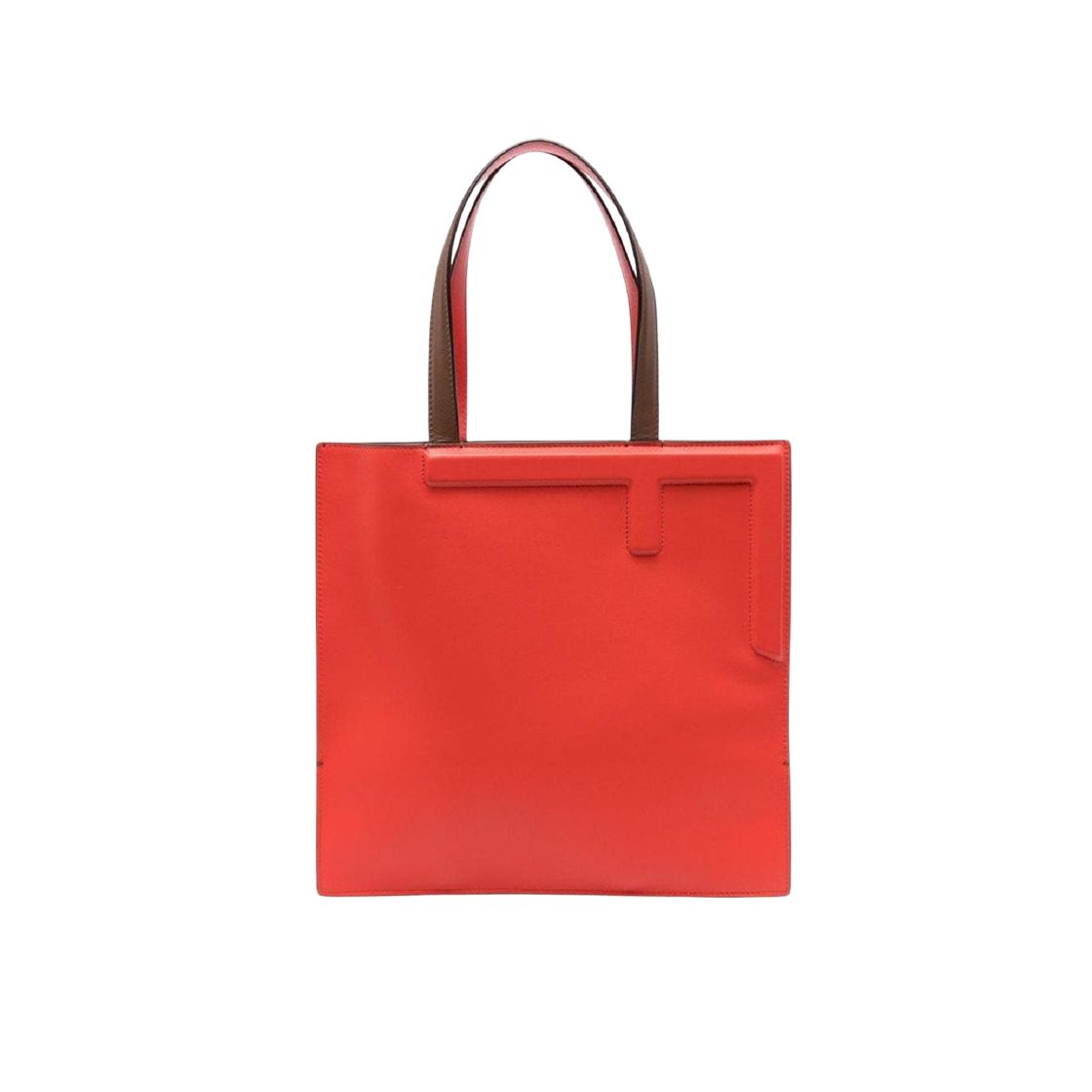 8BH419ARBJF1OQW Fendi Flip Medium Leather Tote Bag Red