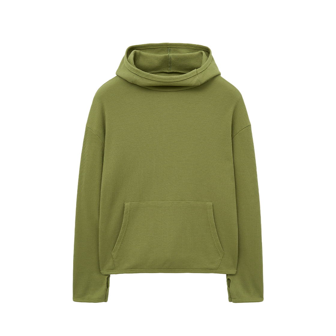 노운 와플 후디드 티셔츠 아보카도