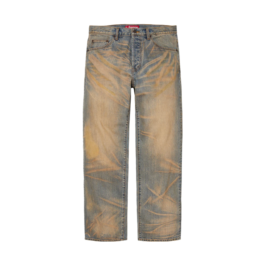 - Supreme Regular Jean Dirty Indigo - 25FW