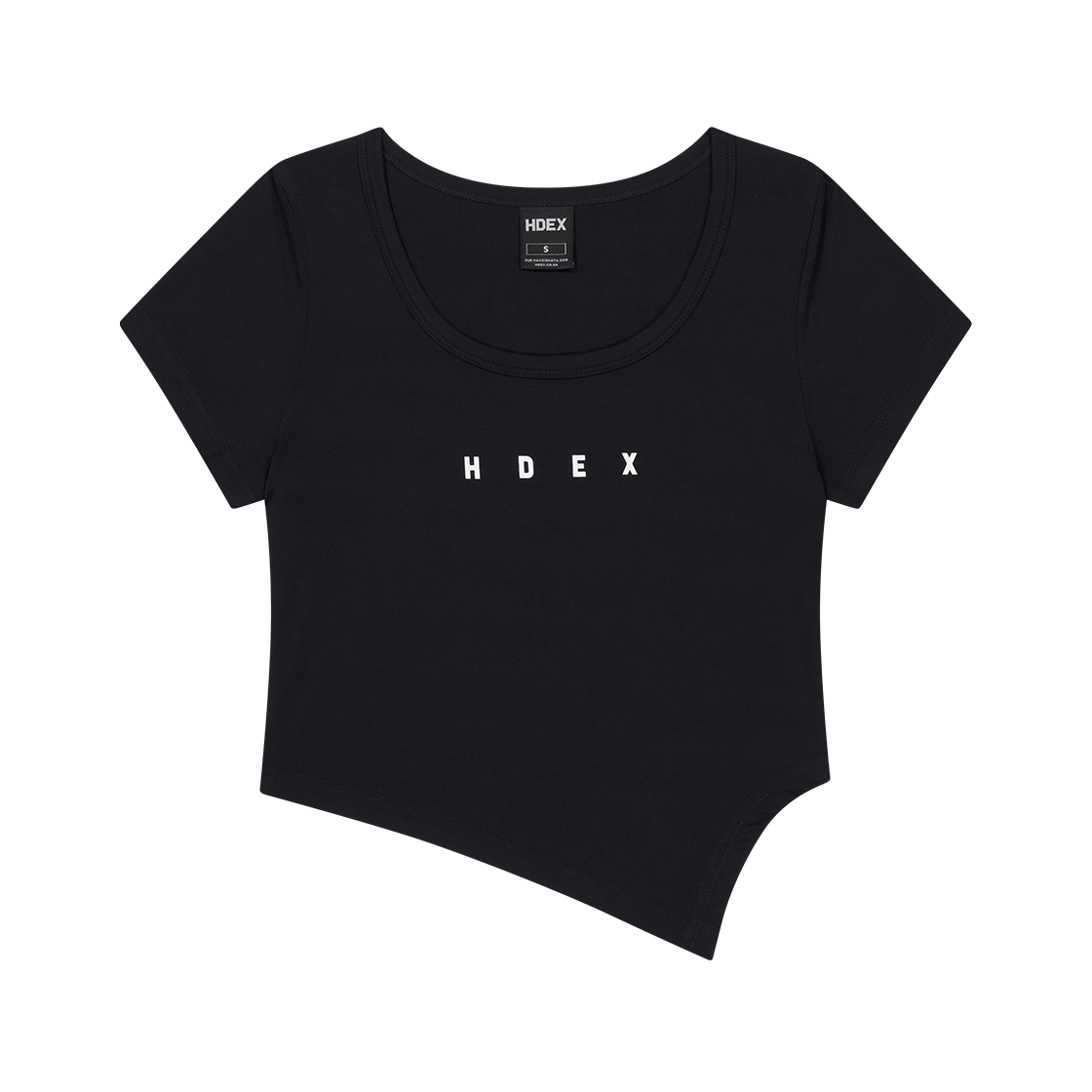 에이치덱스 우먼스 브리센 브이컷 숏 슬리브 블랙