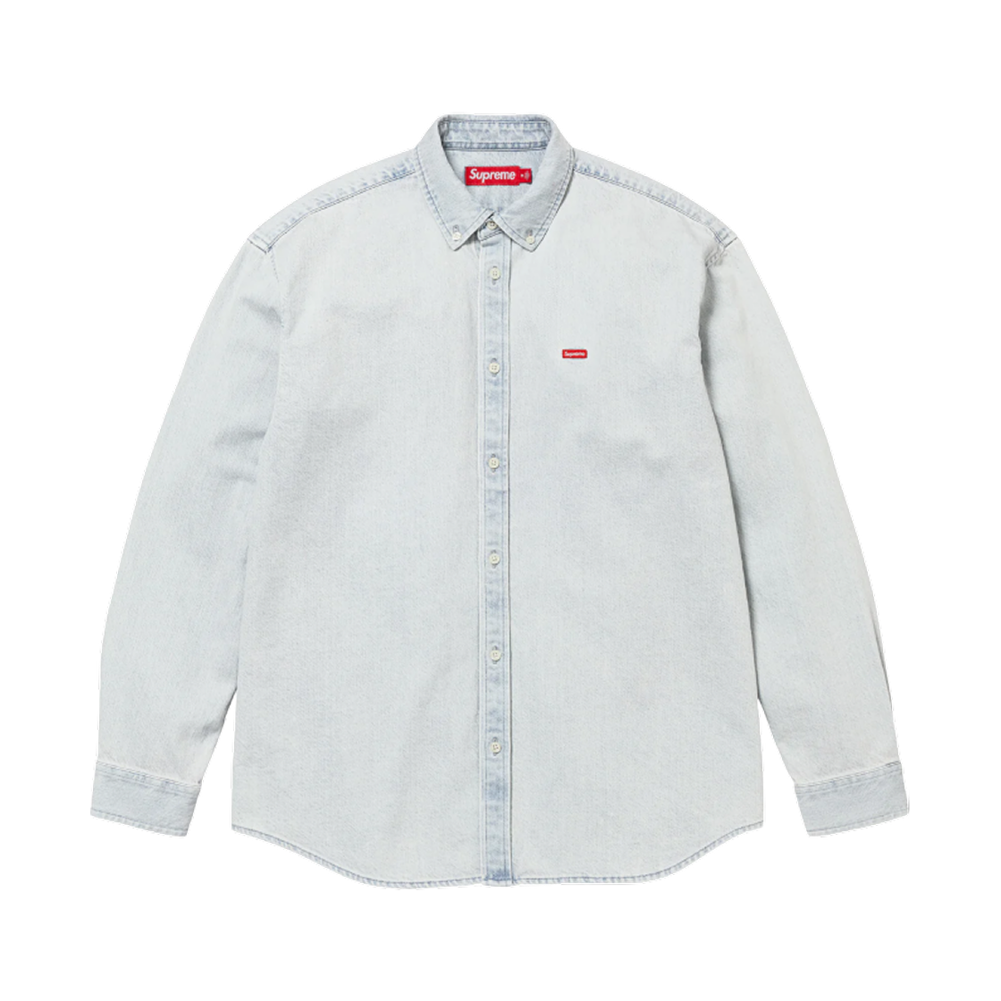 슈프림 스몰 박스 데님 셔츠 라이트 인디고 - 25FW(Supreme Small Box Denim Shirt Light Indigo - 25FW)