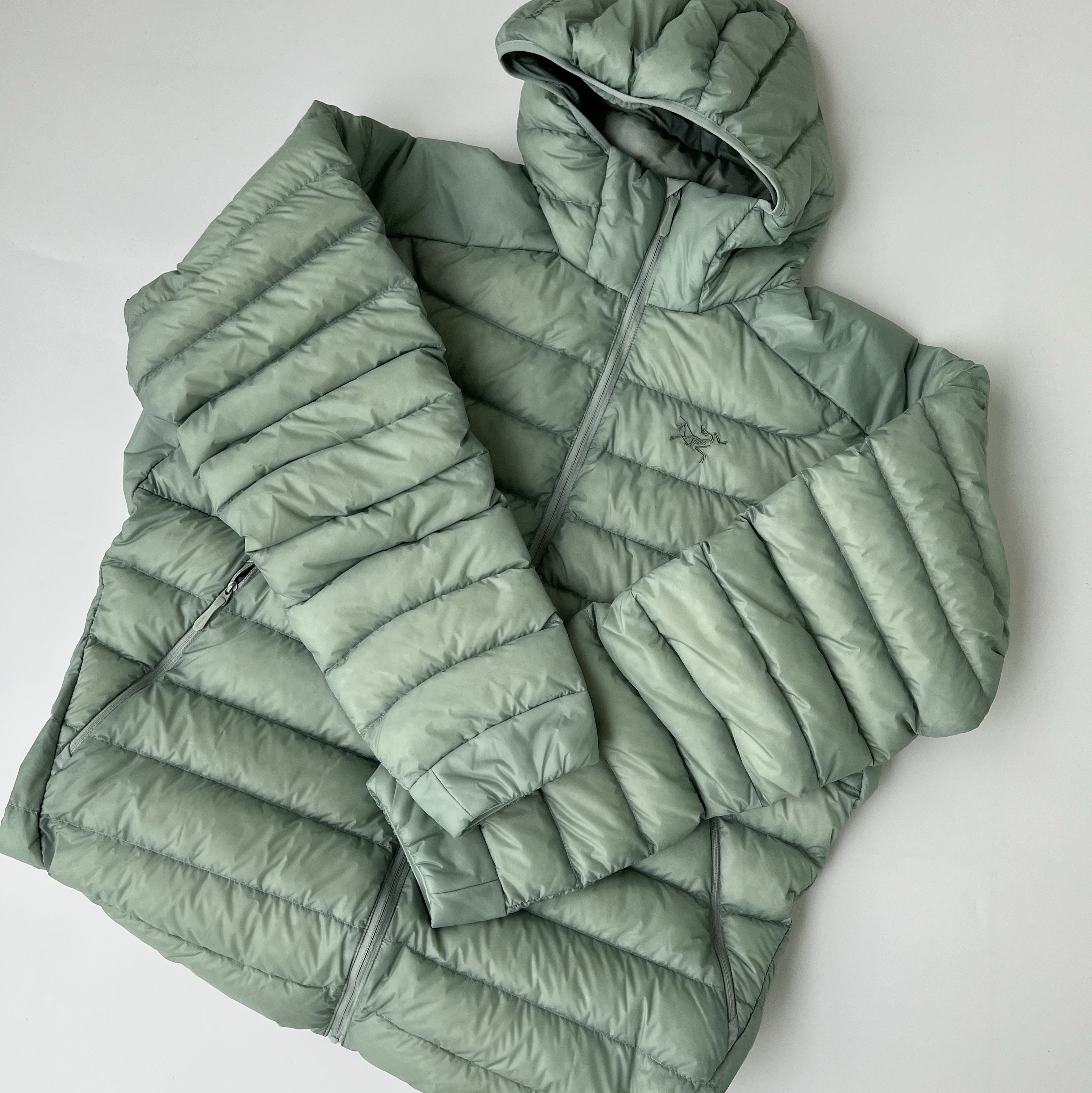 Arc'teryx Cerium Hoody Stone Green, Arc'teryx Cerium Hoody Black 착용 스타일 - 2