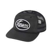 Supreme x Vanson Leathers Mesh Back 6-Panel Black - 25FW