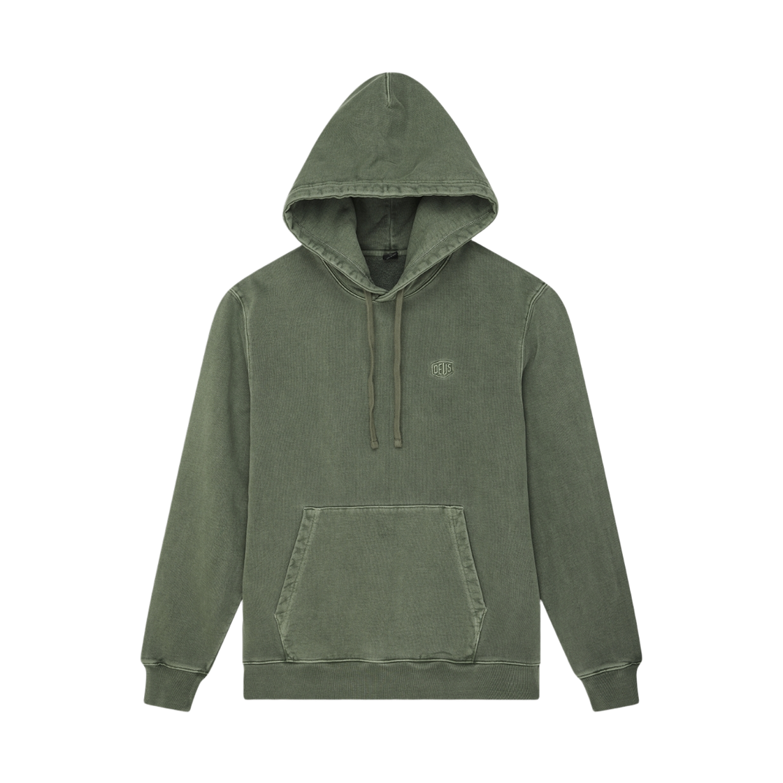 [6% 적립] 데우스 엑스 마키나 쉴드 가먼트 다이드 후디 그린