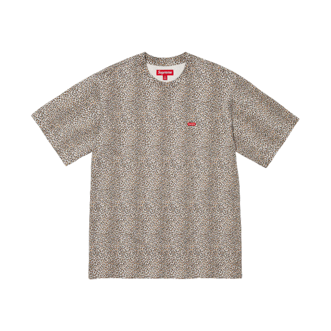 슈프림 스몰 박스 티셔츠 레오파드 - 25FW(Supreme Small Box T-Shirt Leopard - 25FW)