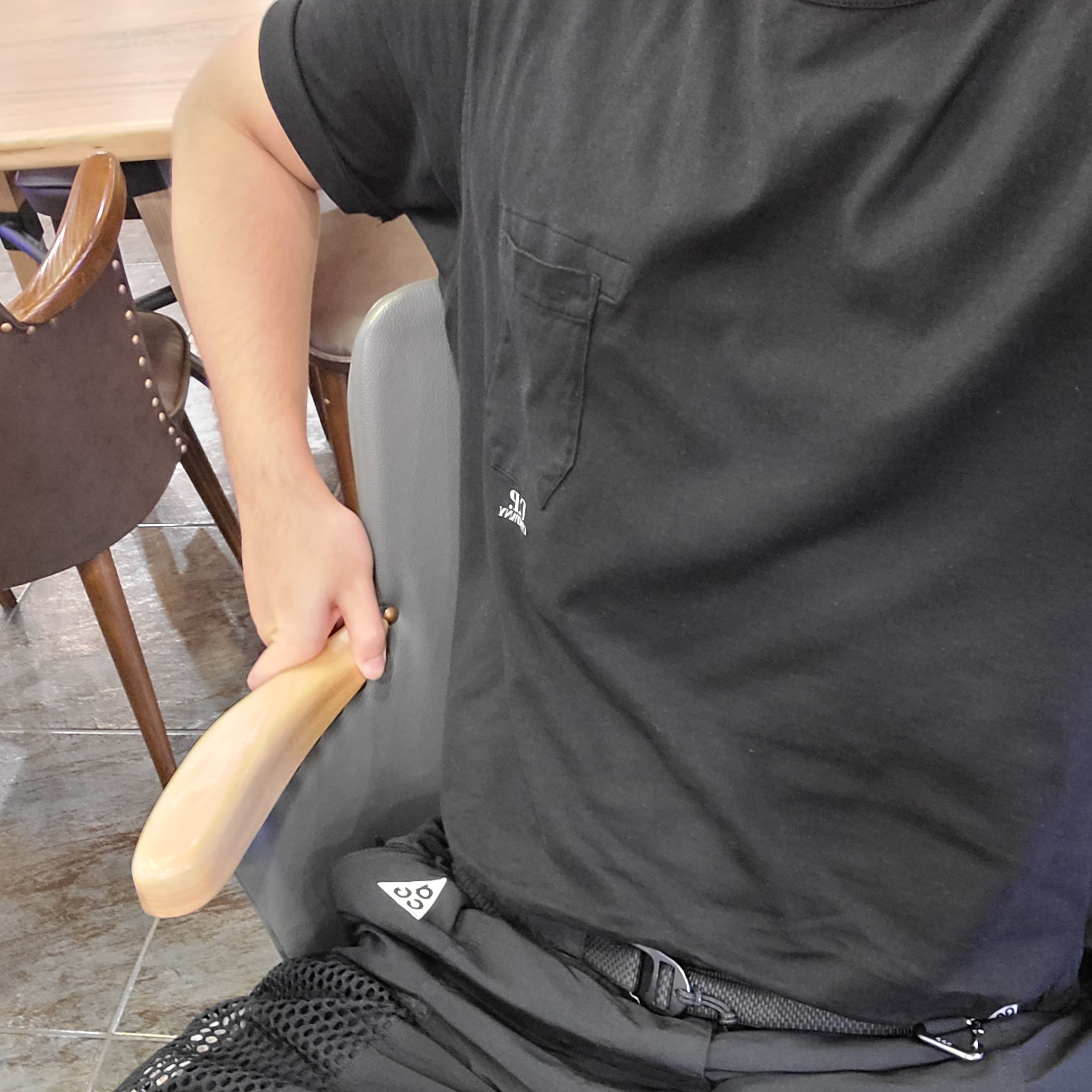 C.P. Company 24/1 Jersey Pocket T-shirt Total Eclipse Blue - 23SS 착용 스타일