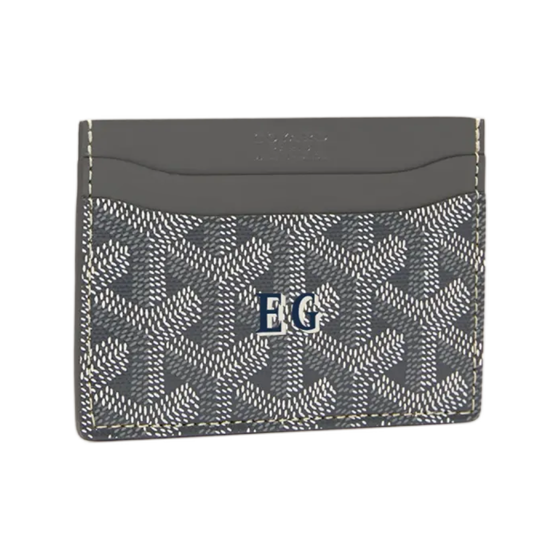 고야드 생쉴피스 카드 월렛 이니셜 그레이(Goyard Saint Sulpice Card Wallet Initials Grey) - 1