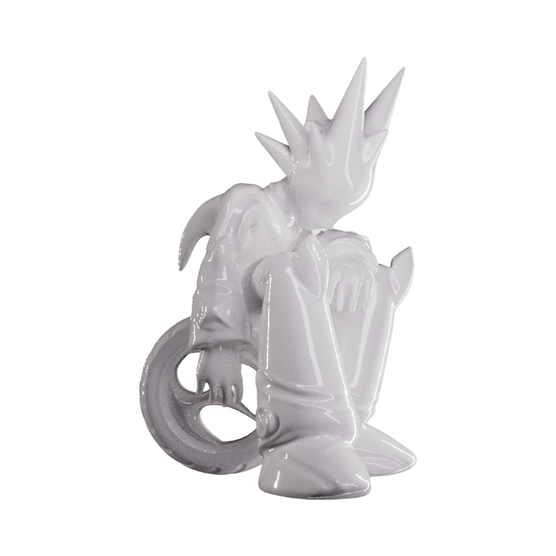 테스트 아티팩트 거프 한 002 피규어 화이트(Test Artifact Guff Han 002 Figure White)