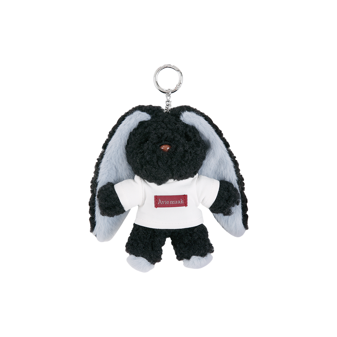 - Aviemuah Bear Rabbit Keyring Black