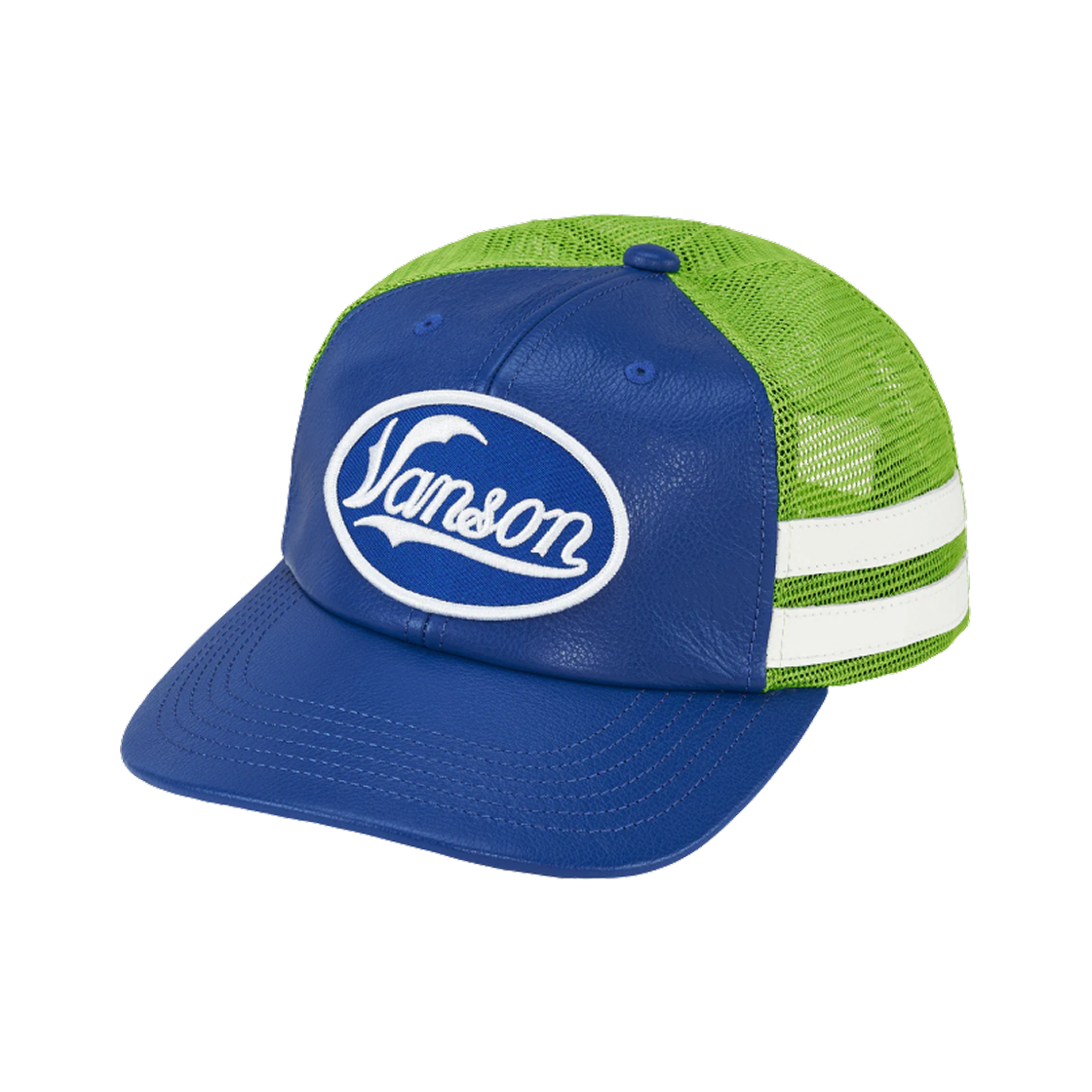 슈프림 x 밴슨 레더스 메쉬 백 6-패널 로얄 - 25FW(Supreme x Vanson Leathers Mesh Back 6-Panel Royal - 25FW)