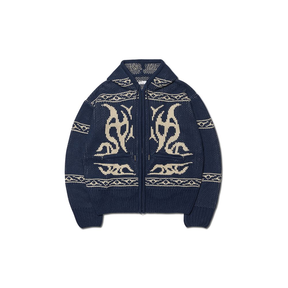 NMWF52KT01NVY NOMANUAL Cowichan Hooded Zip-up Navy