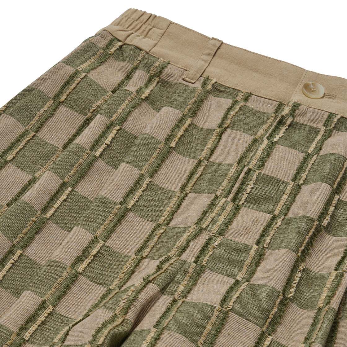 꼬떼 체커드 팬츠 그린(COTTE Checkered Pants Green) - 3