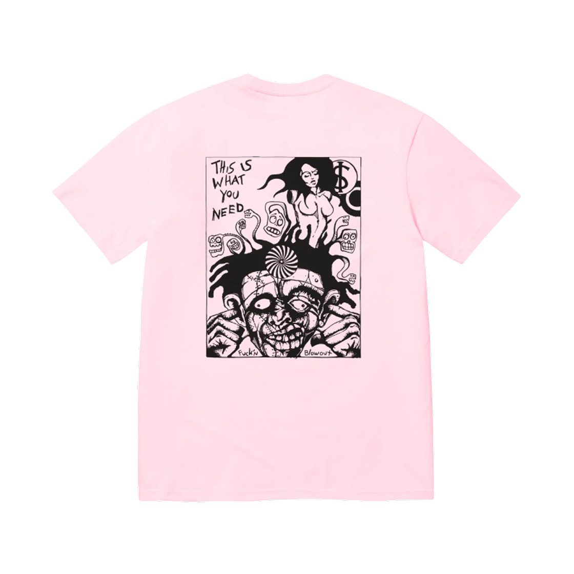 新品　新発売人気のブラウンSupreme Fuckin Blowout Tee SUPREME FUCKIN BLOWOUT TEE – Trade Point_HK