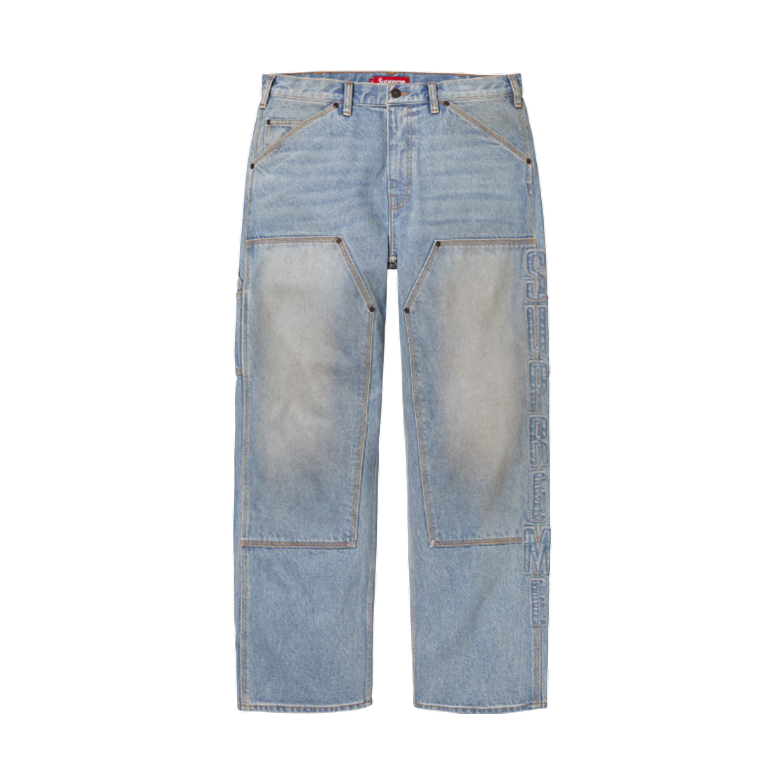 - Supreme Reflective Double Knee Pants Denim - 25FW