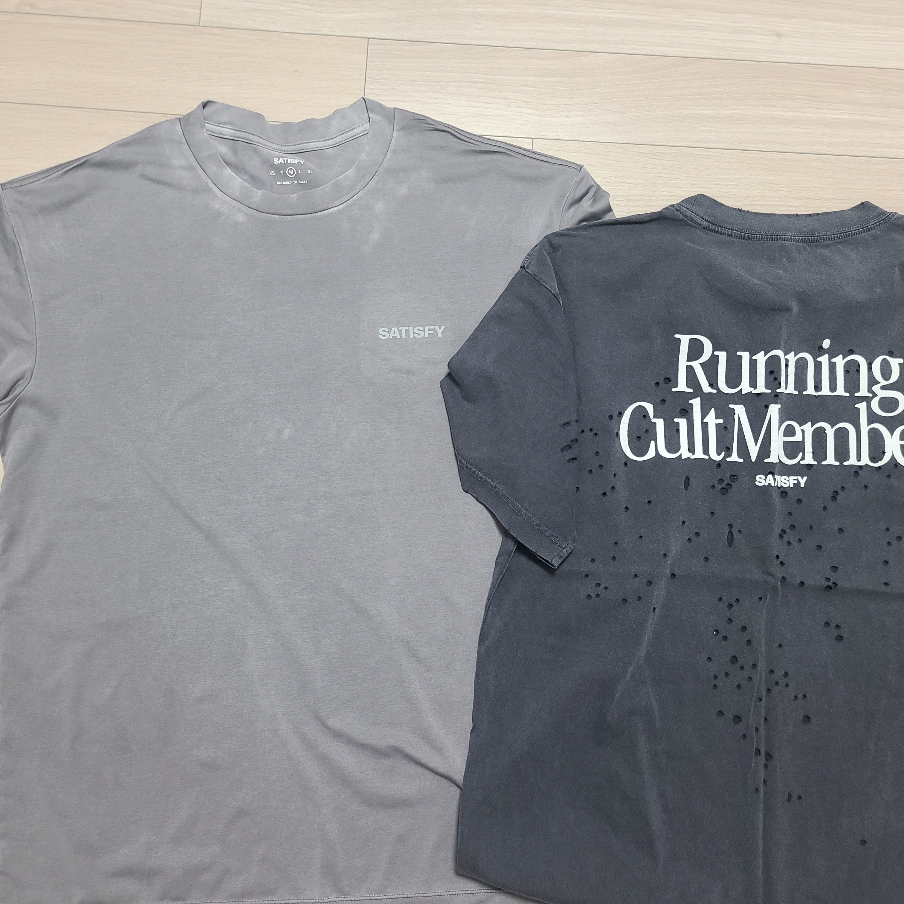 Satisfy Auralite T-Shirt Mineral Graphite 착용 스타일