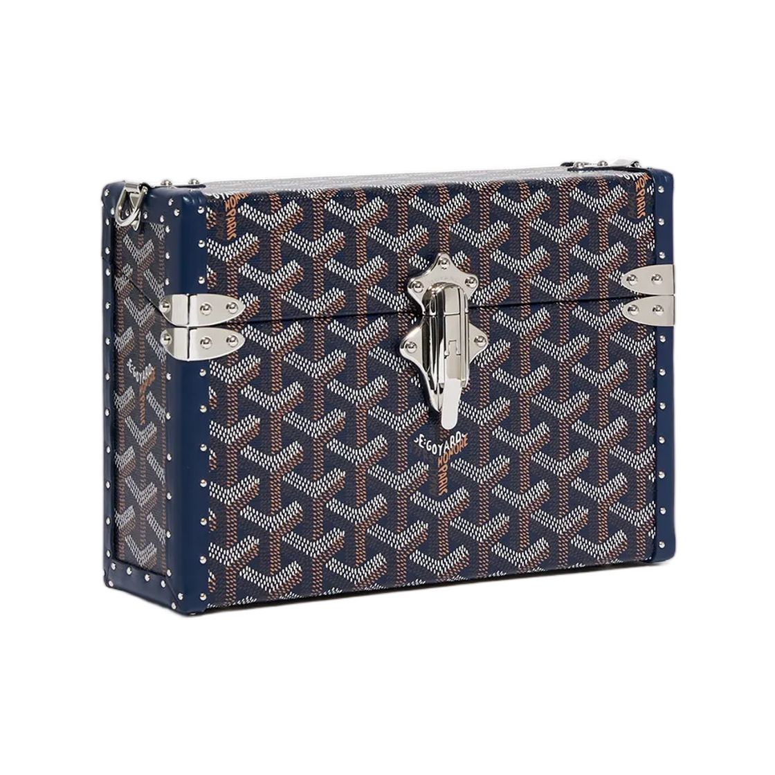 고야드 카세트백 트렁크 백 네이비 블루(Goyard Cassette Trunk Bag Navy Blue) - 1