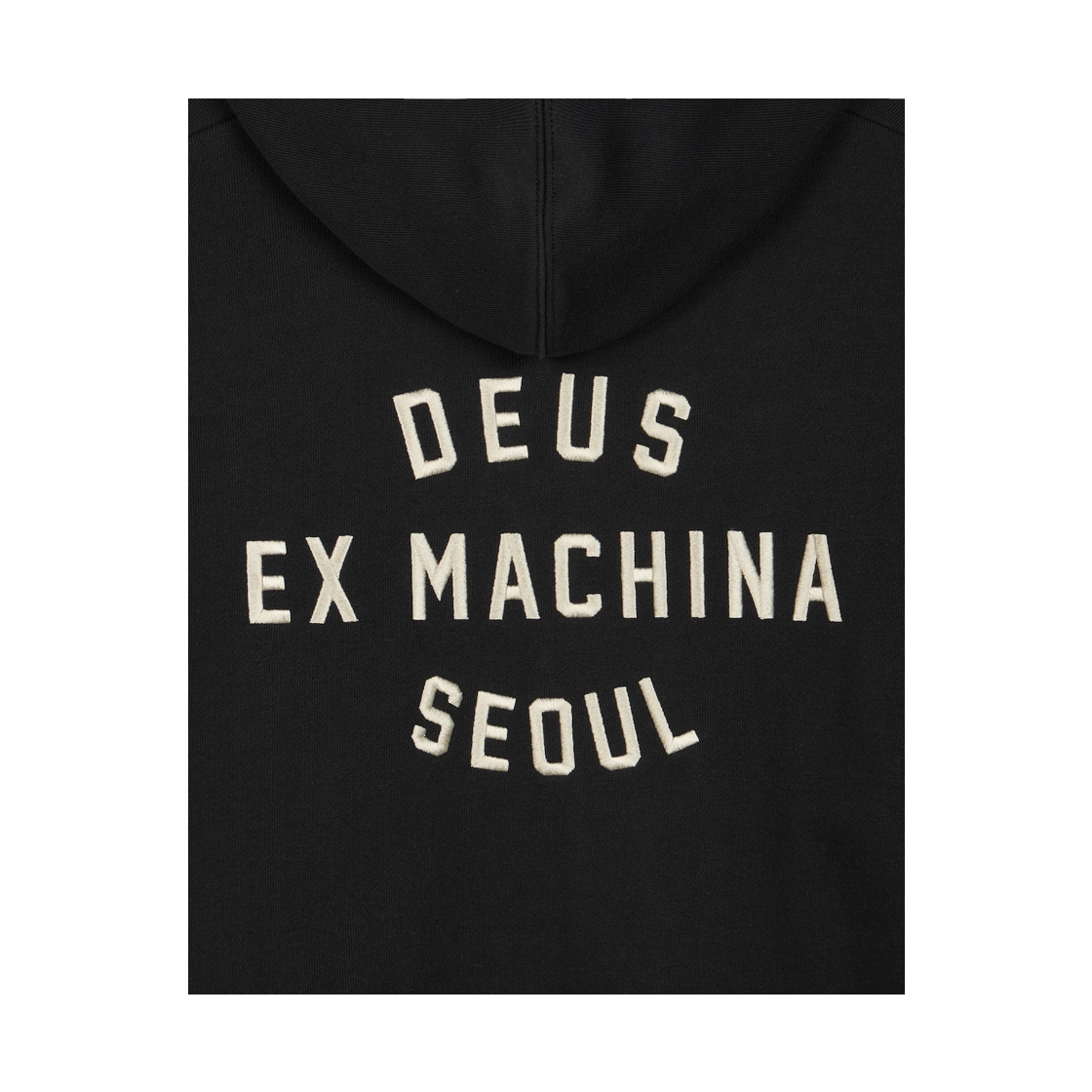 [6% 적립] 데우스 엑스 마키나 여성 컬리지 어드레스 크롭 후디 집업 블랙([6% 적립] Deus Ex Machina W College Address Crop Hoodie Zipup Black) - 4