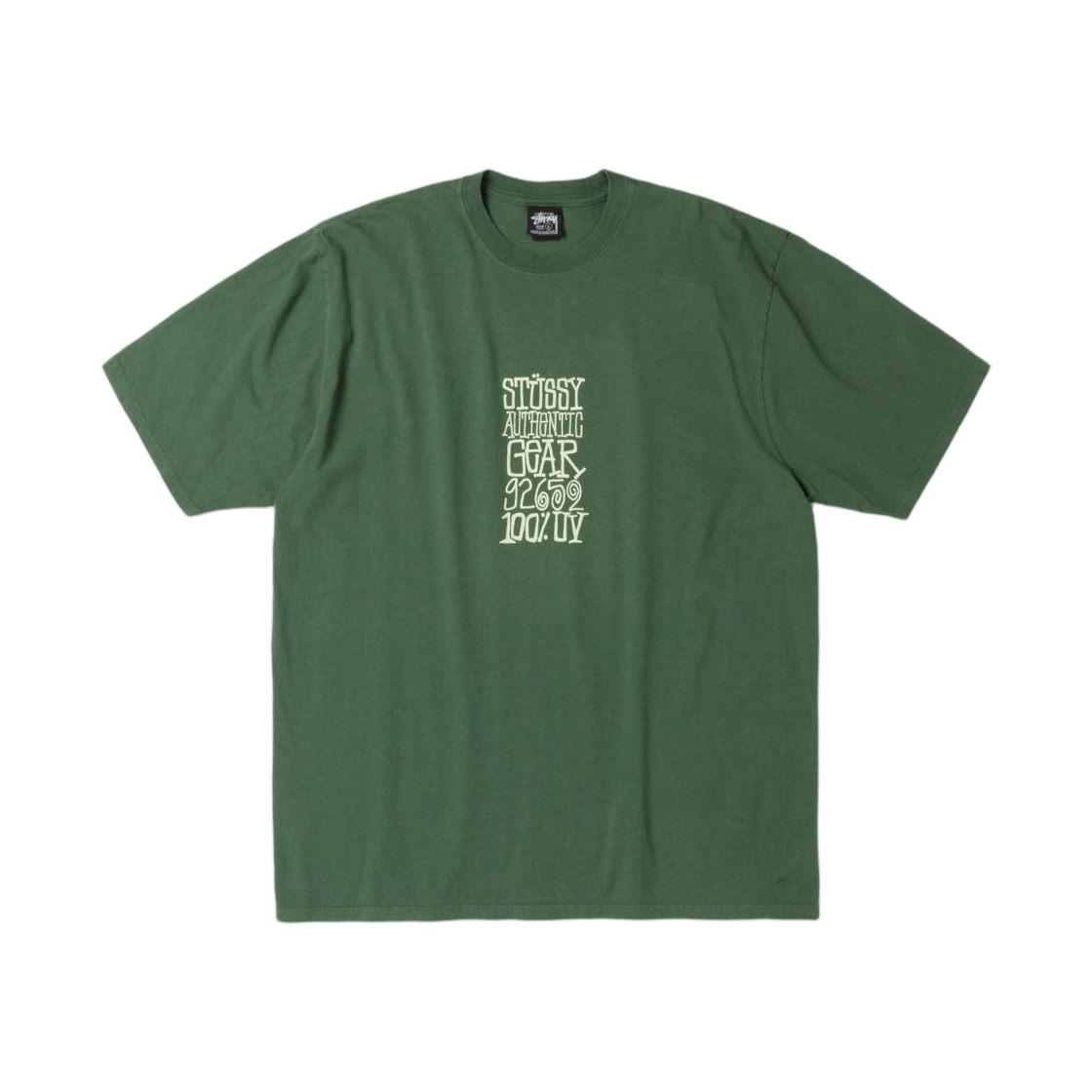 1905124 Stussy Authentic Gear Pigment Dyed T-Shirt Pine