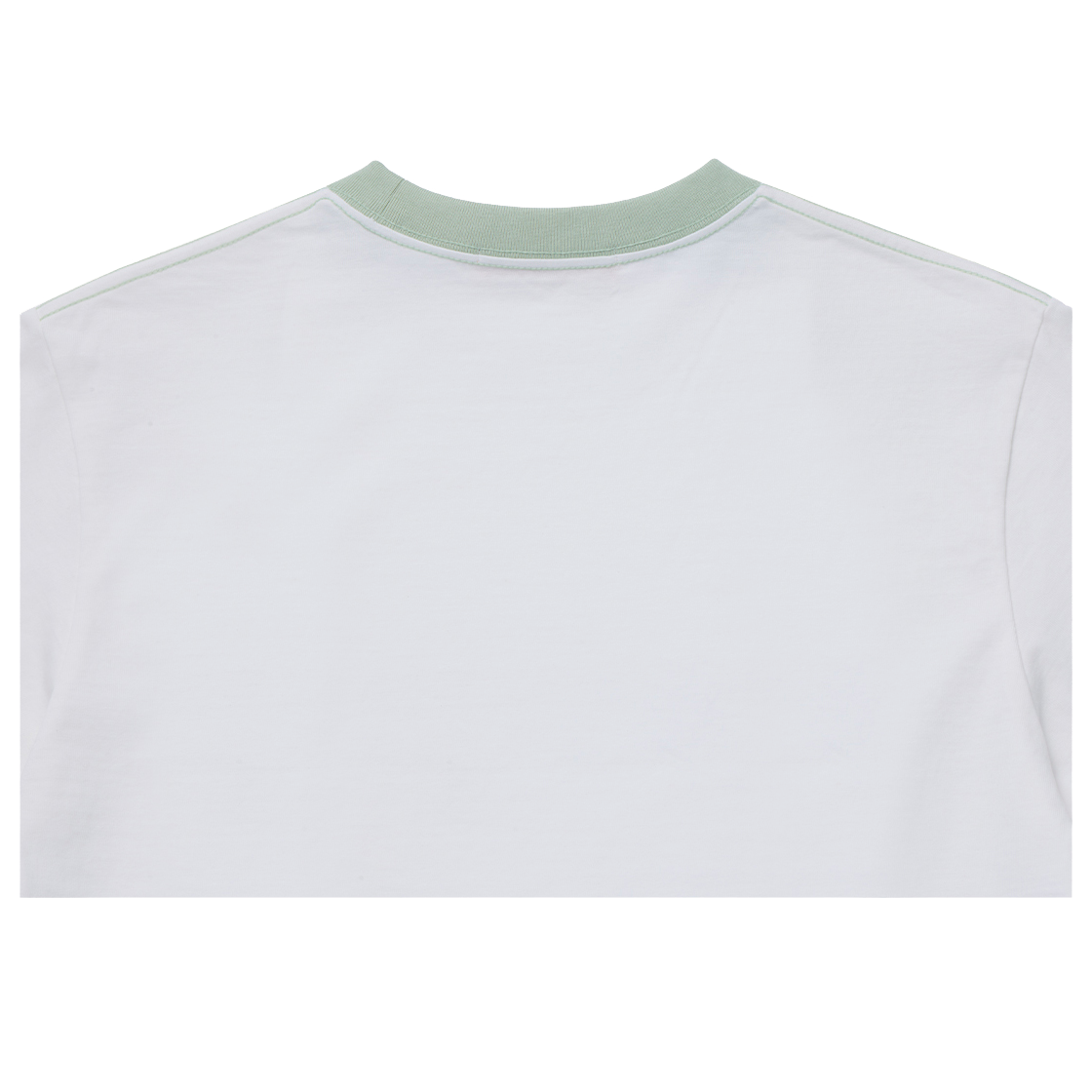꼬떼 체크아플리케 티셔츠 화이트(COTTE Cotte Check Applique T-Shirt White) - 4