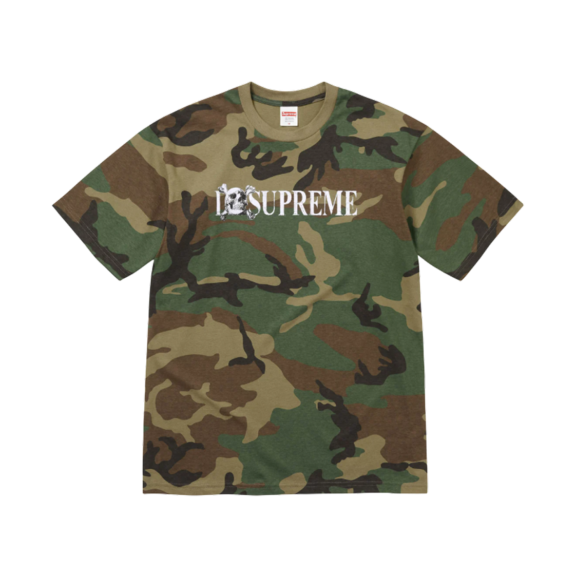 슈프림 스컬 티셔츠 우드랜드 카모 - 25FW(Supreme Skull T-Shirt Woodland Camo - 25FW)