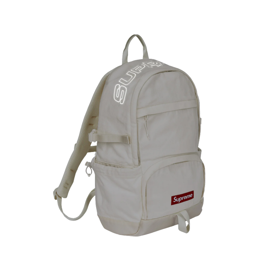 슈프림 데님 백팩 화이트 - 25FW(Supreme Denim Backpack White - 25FW) - 3