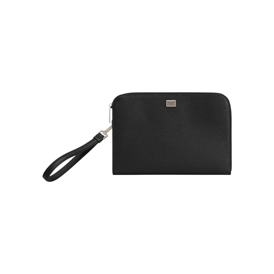 BM2528BG66280999 Dolce & Gabbana Alpine Calfskin Sicily Clutch Bag Black