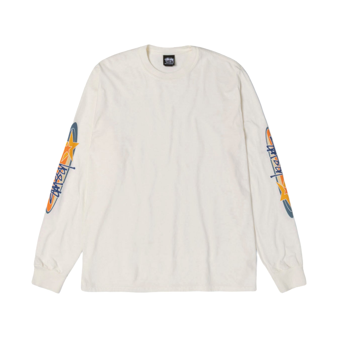 1995128 Stussy Two Star Pigment Dyed LS T-Shirt Natural